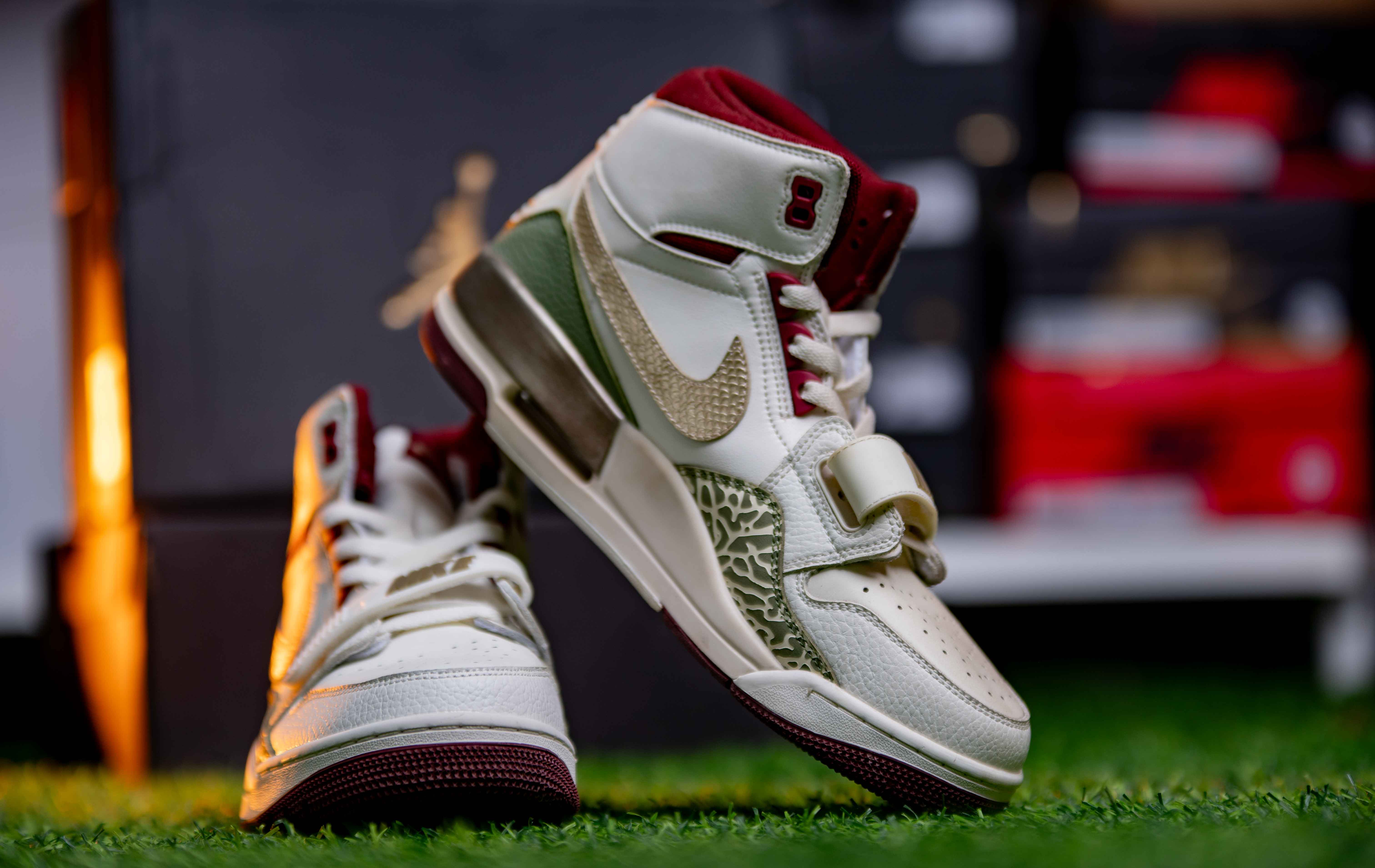 Air Jordan White and Red