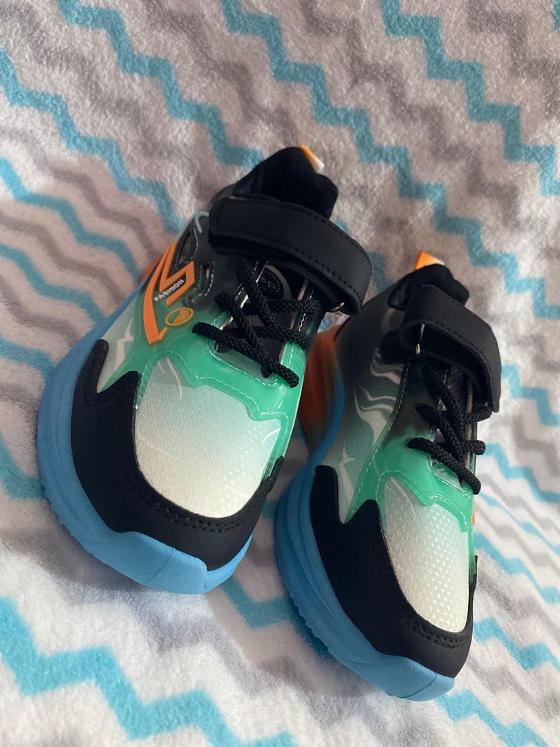 GAZ Kiddie Black Orange Shoe